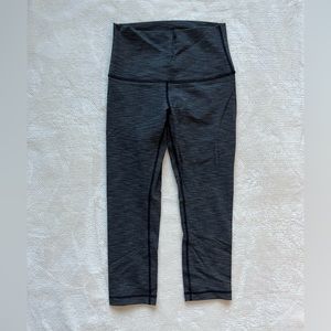 NWOT Lululemon dark grey cropped leggings
